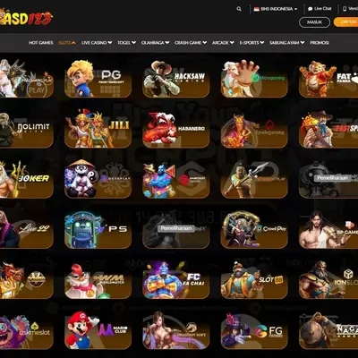 ASD123 Situs Judi Slot Gacor Hari Ini Link Slot88 Online Resmi Terpercaya